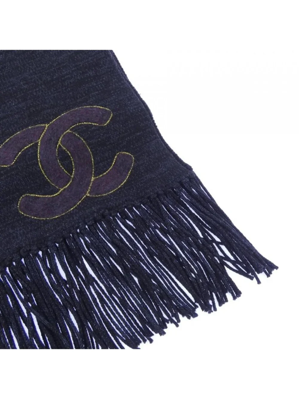 Chanel Scarf Black